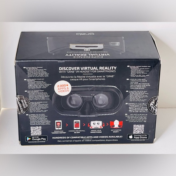 HOMiDO Grab Virtual Reality Headset for Smartphones/iPhones. VR 3D Games/movies - Picture 4 of 12